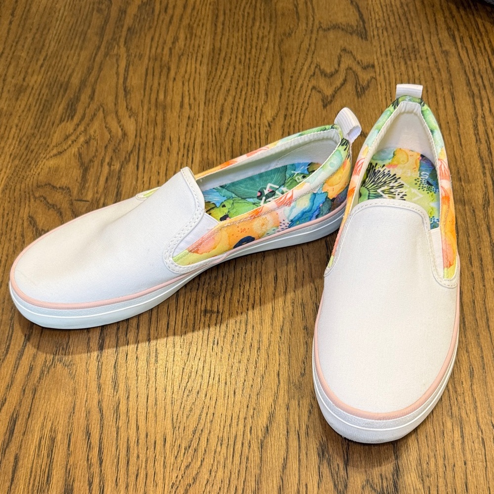 Sperry x Yellena James Women's Crest Twin Gore White Slip-On Sneakers